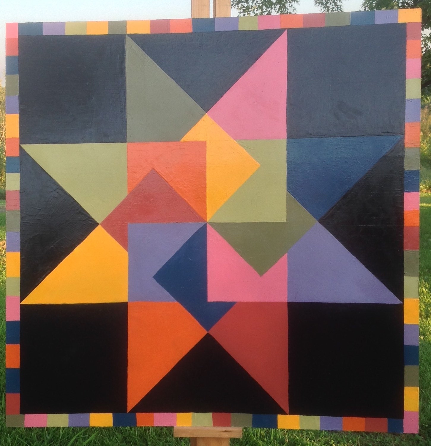 barn quilt pinwheel 36 x 36