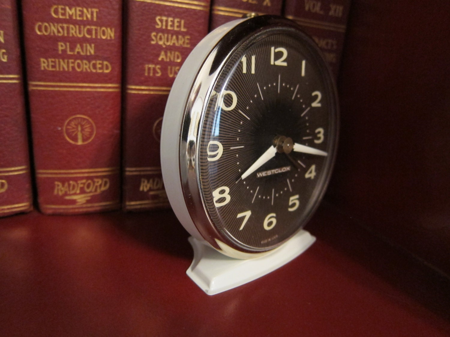 Westclox America II keywound alarm clock NOS with box 1970s