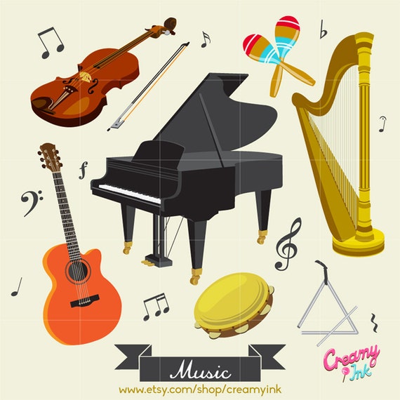 clipart of musical instruments - photo #48