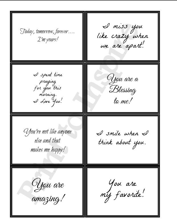 This is a photo of Fabulous Printable Love Notes This is a graphic of Fabulous Printable Love Notes