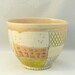 Patchwork Quilt Design Handmade Ceramic Soup Bowl , Salad Bowl, Pottery Bowl, Kitchen Dinnerware, Key Bowl, Home Decor Kitchen