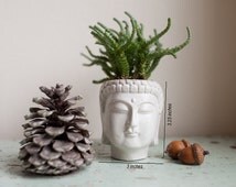 Small Buddha Head Planter - Buddha Head Planter #1