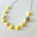 Yellow necklace