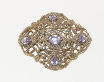Vintage Rhinestone Brooch