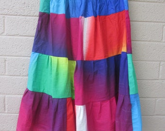rainbow halloween costume skirt, clown costume, great for costume