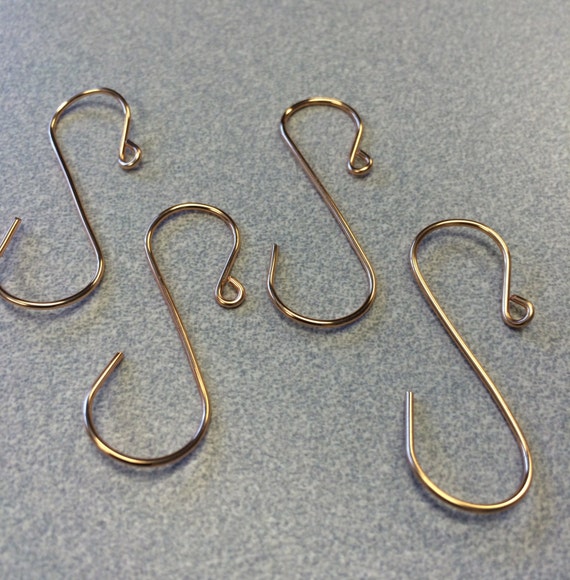 Handmade small ornament hooks 1.25 gold by SandersCraftDesigns