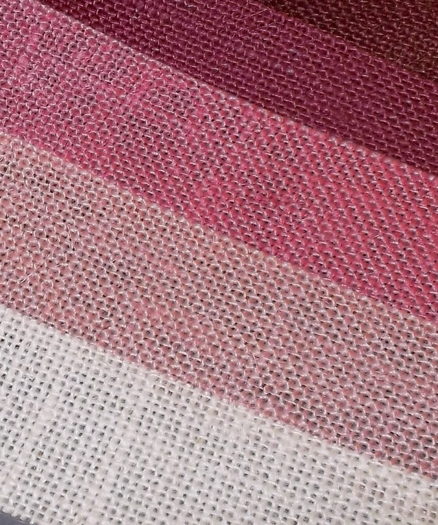 BLUSH PINK Burlap Fabric By the Yard 58 60 inches wide