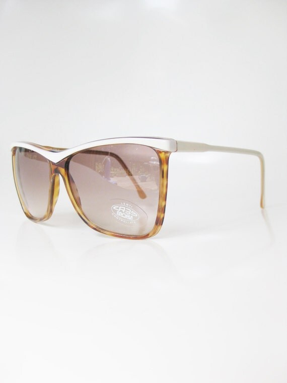 SALE Vintage Italian Sunglasses 1970s Wayfarer Deadstock