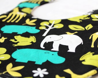 It's The Bibbity - Night Zoo - A Waldorf and Montessori Inspired Self Feeding Bib