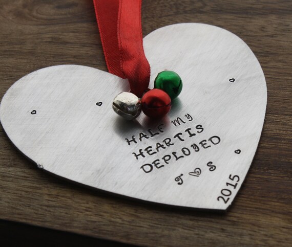 Download Half My Heart is Deployed Christmas Ornament by ...