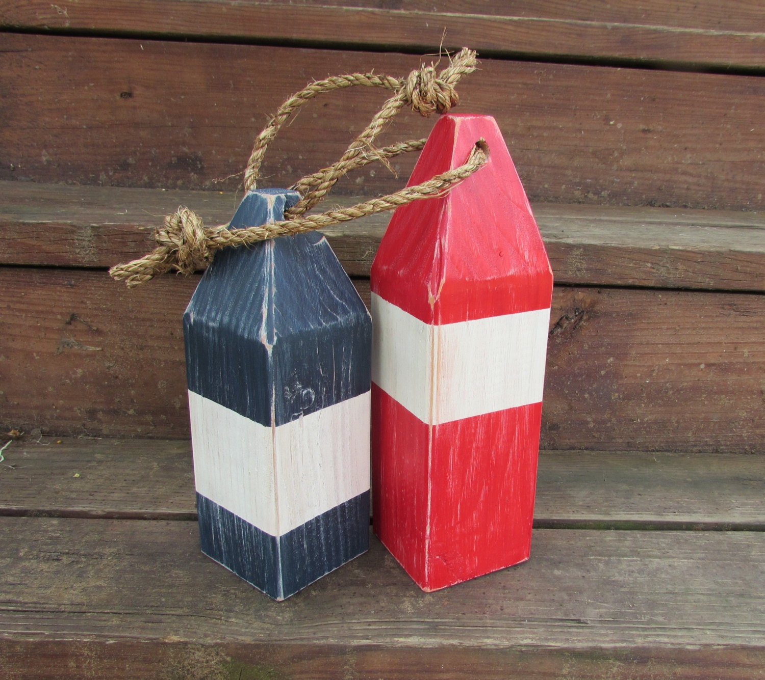 Handmade Lobster Buoys. Home Decor. Nautical Buoys. Beach