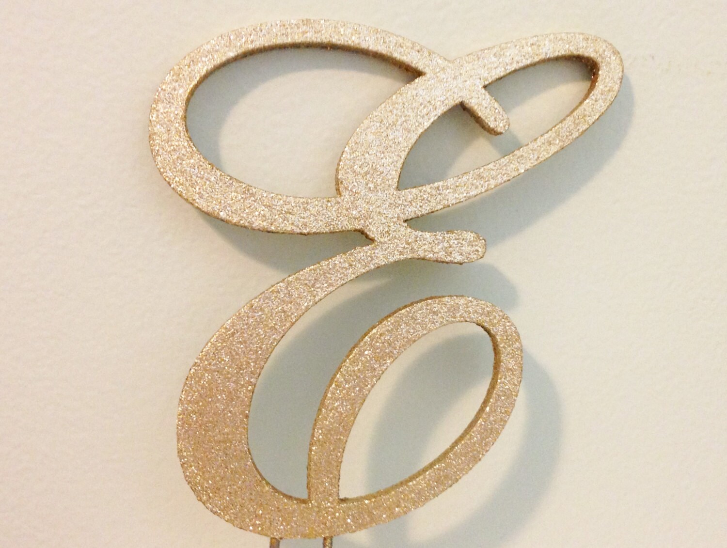 Gold Letter C Cake Topper Gold Letter C Cake Topper