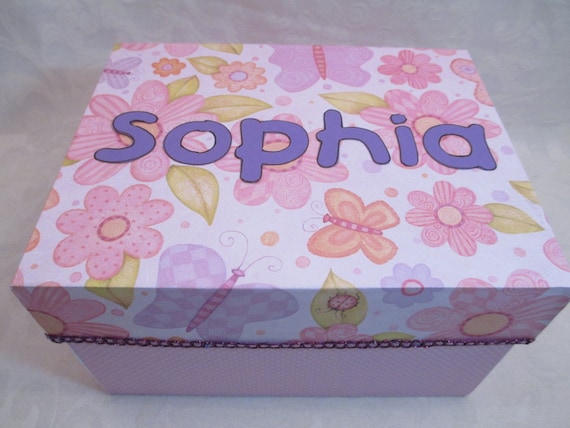 Birthday Letters Keepsake Box -Time Capsule - Baby Shower Gift - 18th. Birthday Gift- Girl Keepsake Box