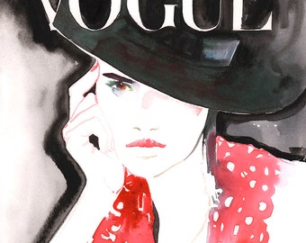 Fashion Illustration Vogue Cover Art Vogue Fashion Cover
