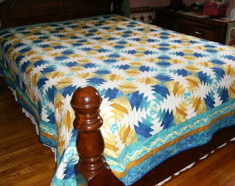 Pineapple Pattern Queen Size Quilt