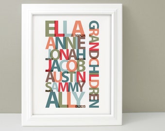 Family Name Wall Art family name wall art | etsy Family Name Wall Art family name wall art | etsy
