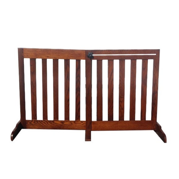 Expanding Dog Gate 48inch stand alone wooden Puppy Pen