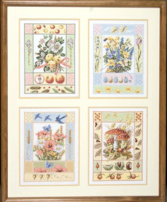 Marjolein Bastin Seasonal Bouquets Lanarte OOP Cross Stitch