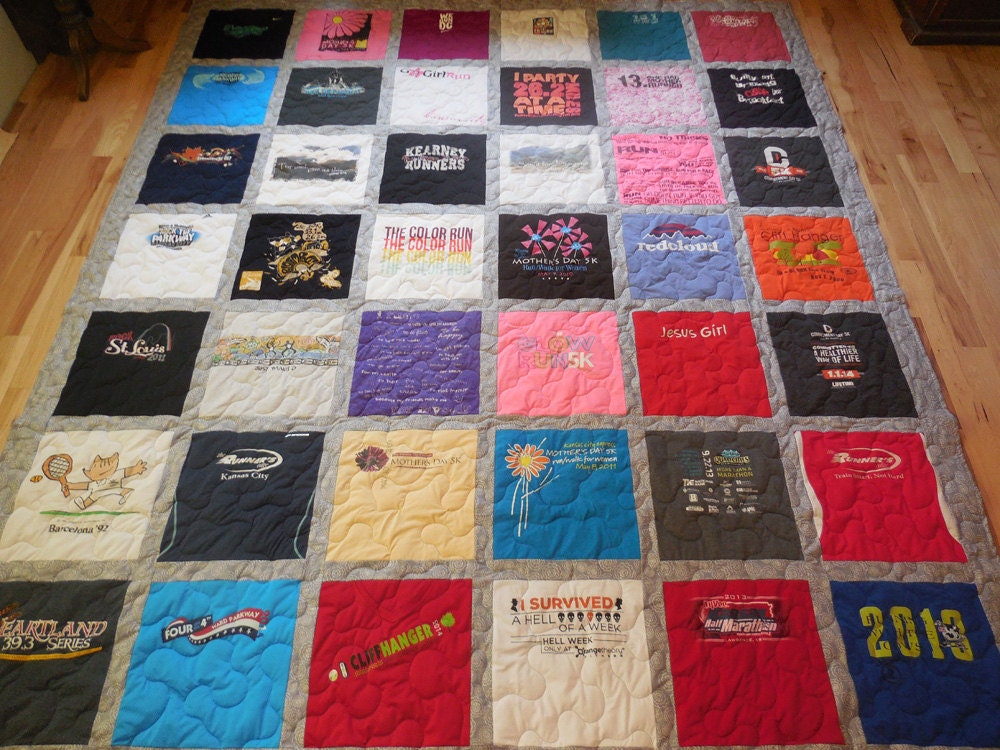t shirt quilt with sashing