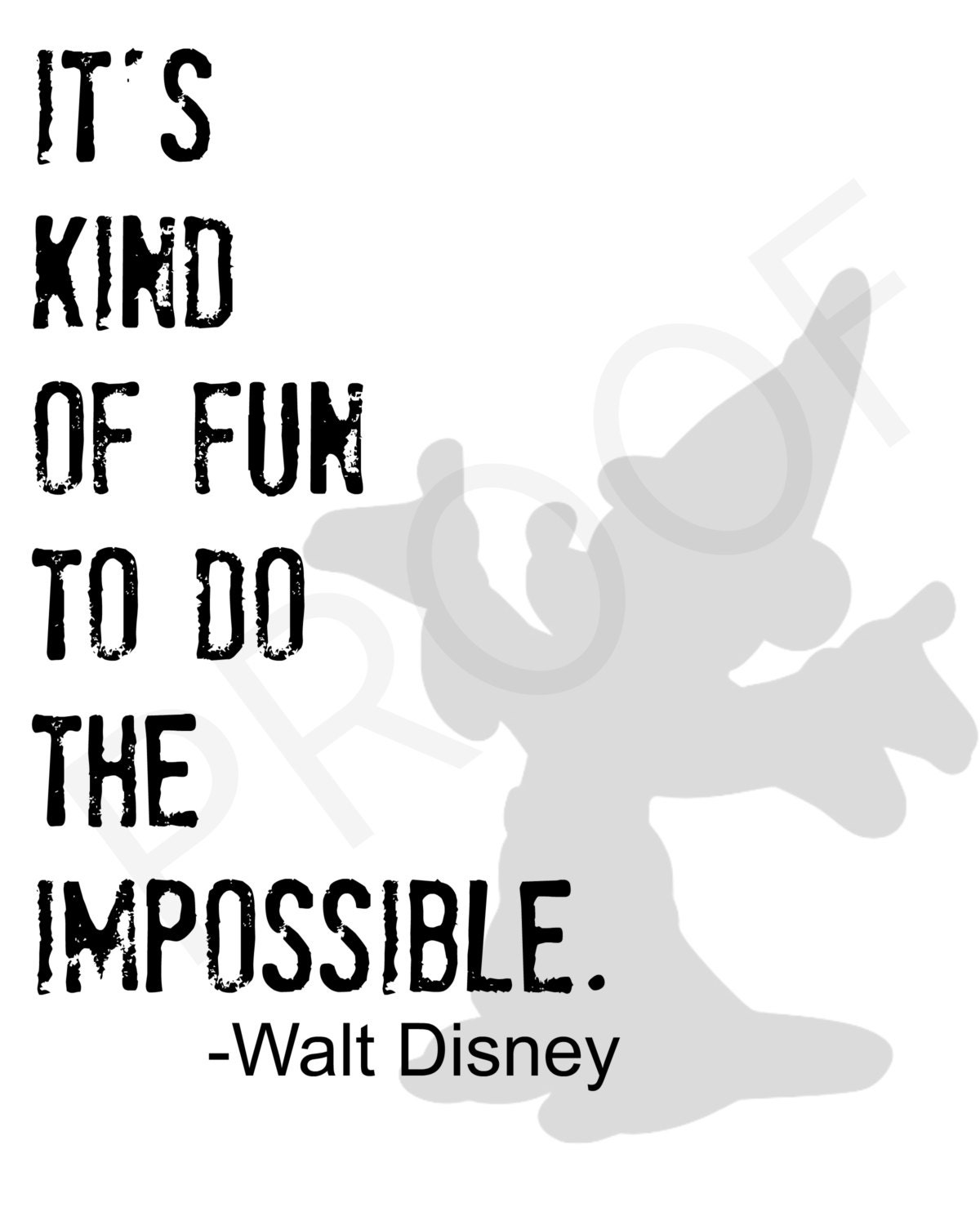 Digital Art: Disney Print Walt Disney Quote Home Decor