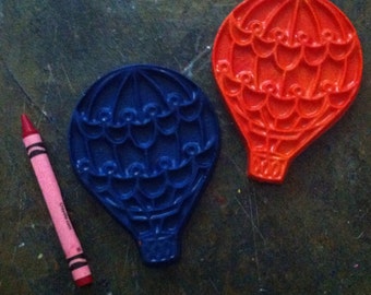 Hot air balloon crayons