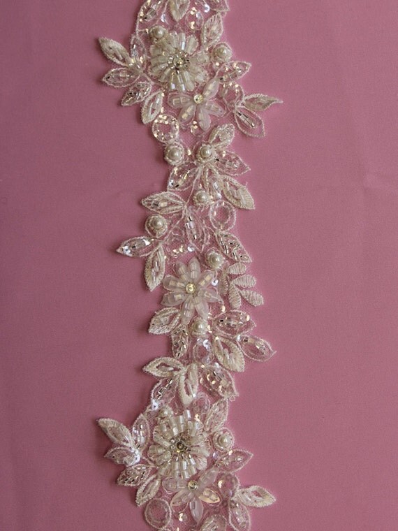 beaded bridal trim