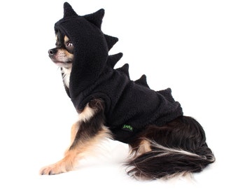 Dog Costume Black Dinosaur Dog Hoodie
