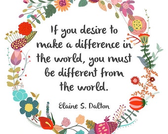 It Only Takes One to Make a Difference Poster Print