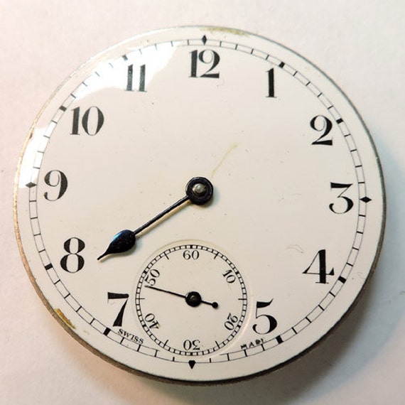 Vintage Pocket Watch...Antique NoName 15J Swiss Made Pocket