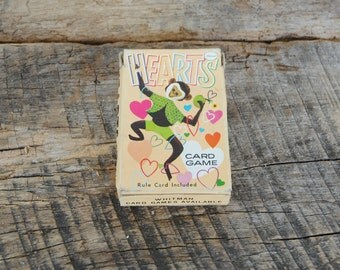 Vintage Hearts Card Game by Whitman 1951 Complete Set of 44 plus Instructions