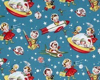 Retro Rocket Rascals from Michael Miller