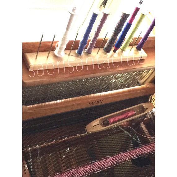 weaving bobbin rack holds 12 wound bobbinsSaorisantacruz