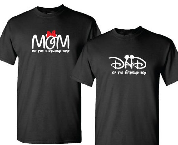 Mom or Dad of the Birthday Boy Mickey Minnie Mouse Disney