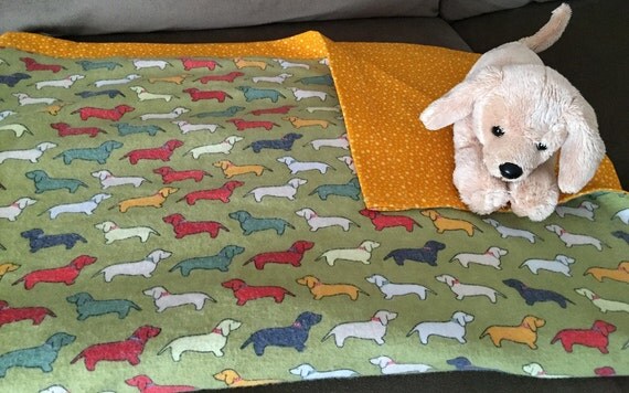 Weiner Dogs Receiving Blanket Baby Blanket Dachshunds