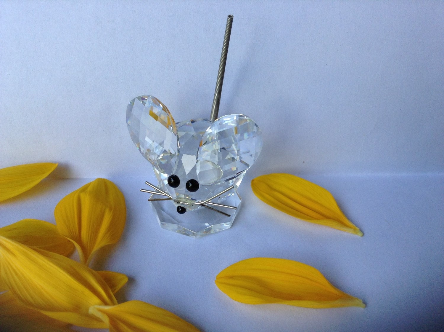 swarovski crystal mouse figurine