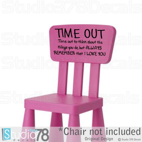 time out chair sayings svg