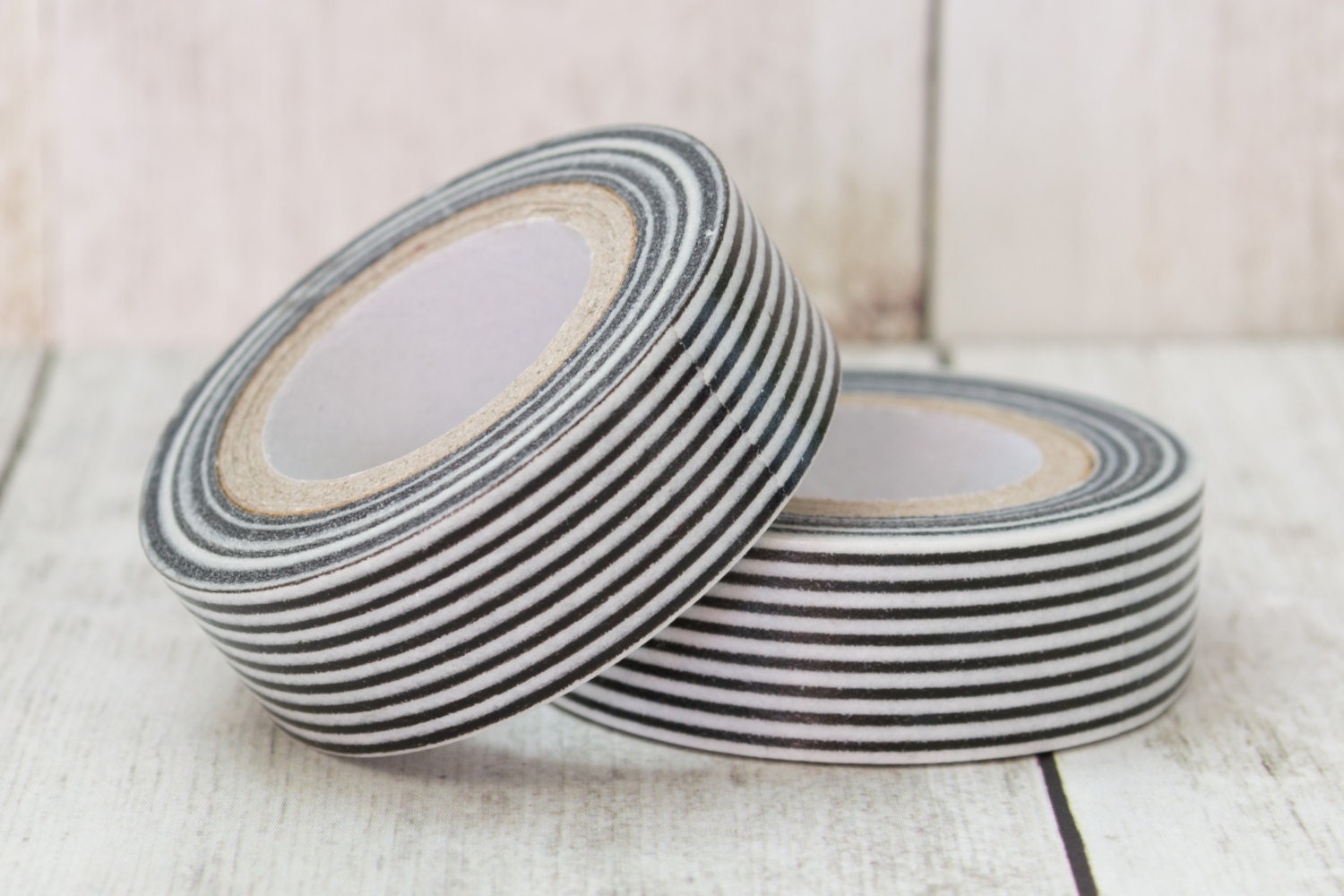 Black pinstripe Washi Tape Trendy Tape Black Pin stripe