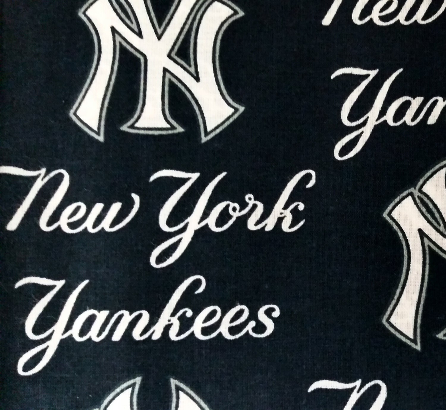 New York Yankees Fabric. (By The Yard) from AjsCraftsAndMore on Etsy Studio