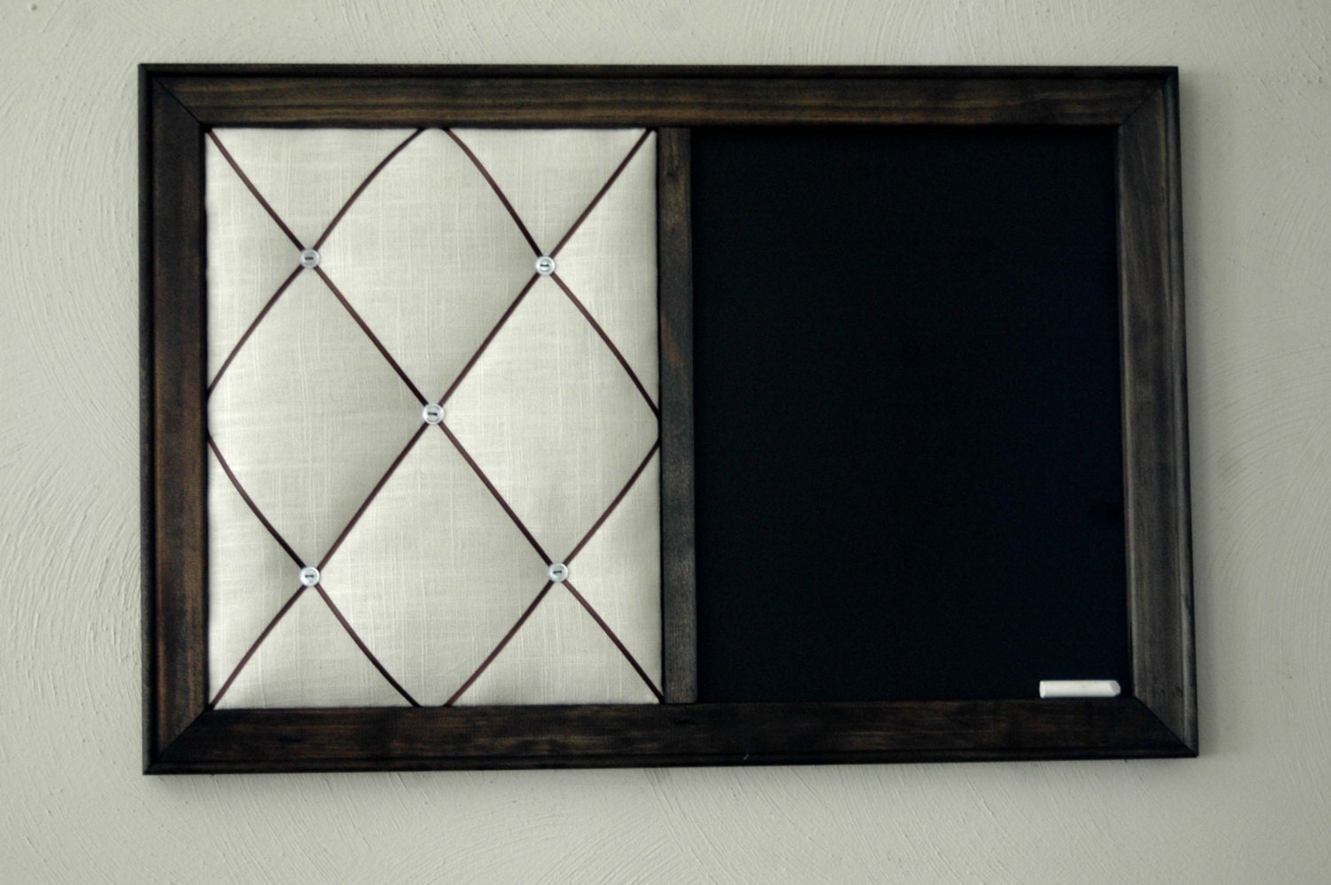 French Memo Board & Chalkboard Kitchen Office Dorm Organizer