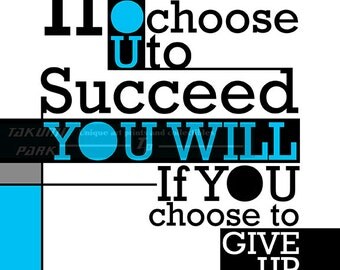 What Determines Your Future Is You Quote Decor by TakumiPark