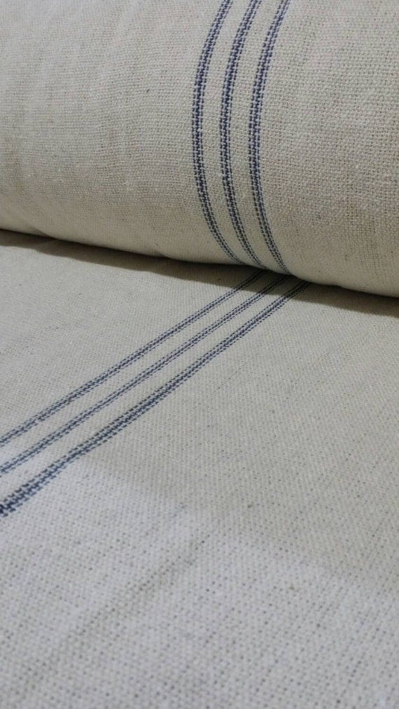 French Grain Sack Fabric By The Yard 9 Blue By SweetAnnieAcres   Il 570xN.809569530 Lg4s 