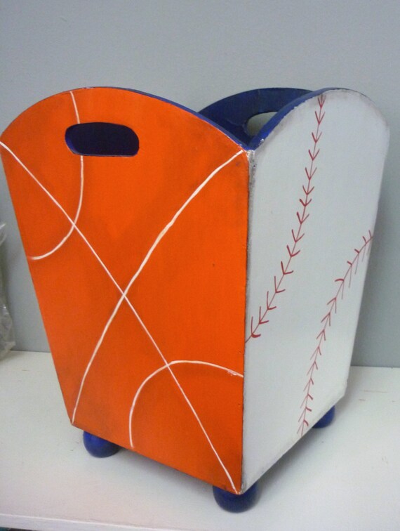 Sports Waste basket sports waste bin sports by eltallerdelaviole