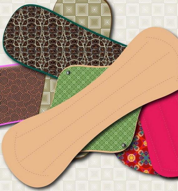 Cloth Feminine Pad Set Pattern All Sizes