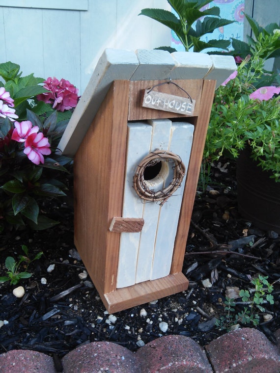 Birdhouse Outhouse By Aschedesignsny On Etsy