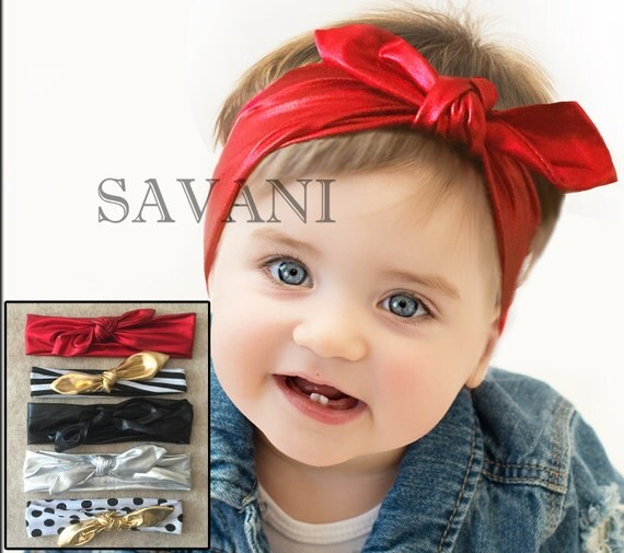 Items similar to Baby headbands,Glitter headband, knot headband