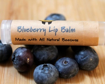 Blueberry Beeswax Lip Balm Tube
