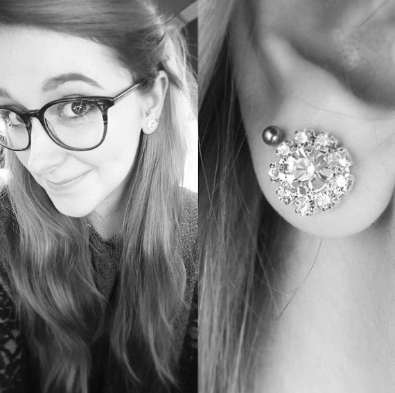 Diamond Ear Plugs 6g 4g 2g 0g 00g 7/16 1/2