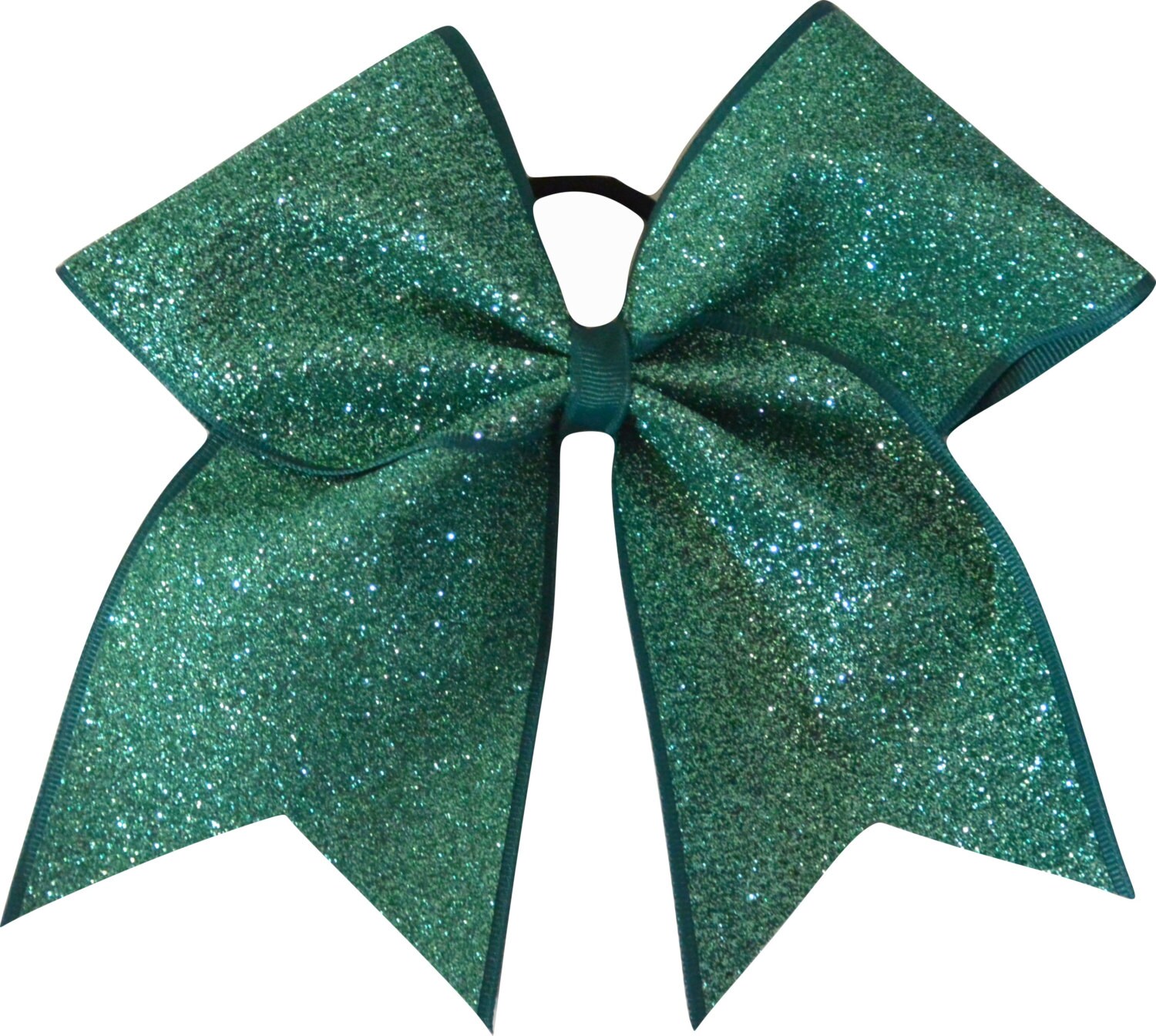 Jade Glitter Cheer Bow Jade Cheer Bow Jade Cheerleading