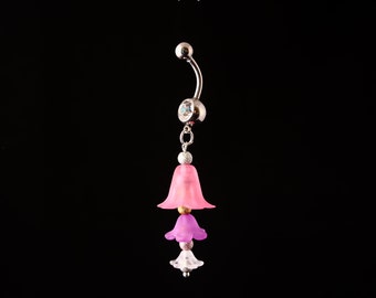 belly ring button