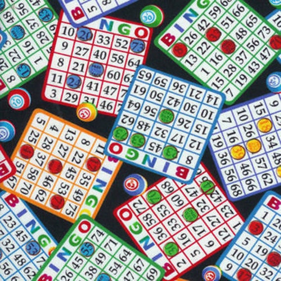 Bingo Fabric by timeless treasure 100 Cotton Fabric BTY